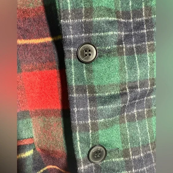 Danielle Guizio Plaid Oversized Wool Blend Blazer Size Small